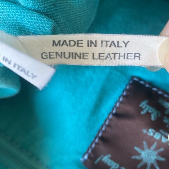 Gabs Franco Gabrielli Italy Patchwork Leather Convertible Tote Shoulder Bag Boho - Picture 13 of 16